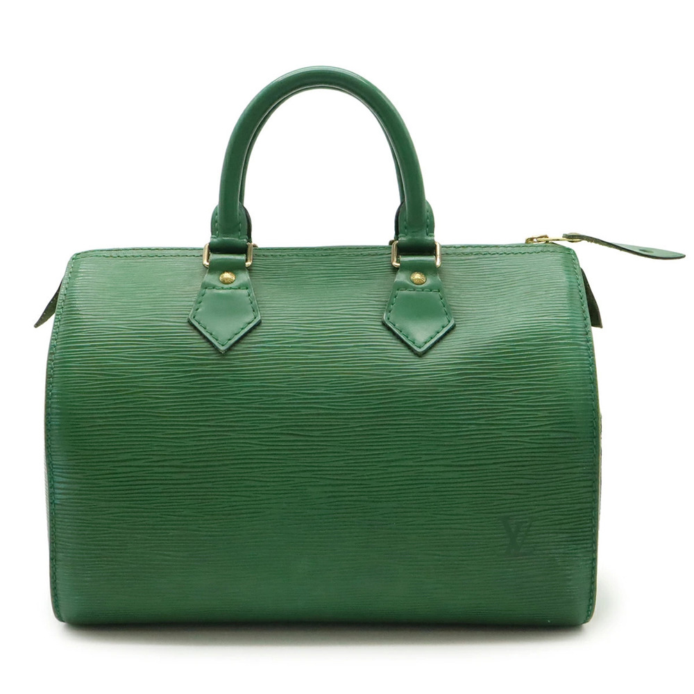 LOUIS VUITTON Epi Speedy Handbag Boston Bag Borneo Green